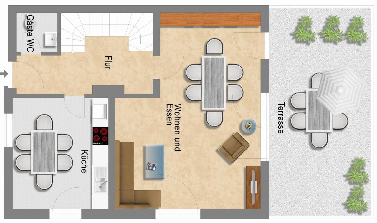 Ferienhaus Sweethome - Eingezaeunter Garten - 3 Hunde Willkommen - Ruhige Sackgasse Bad Sachsa Dış mekan fotoğraf